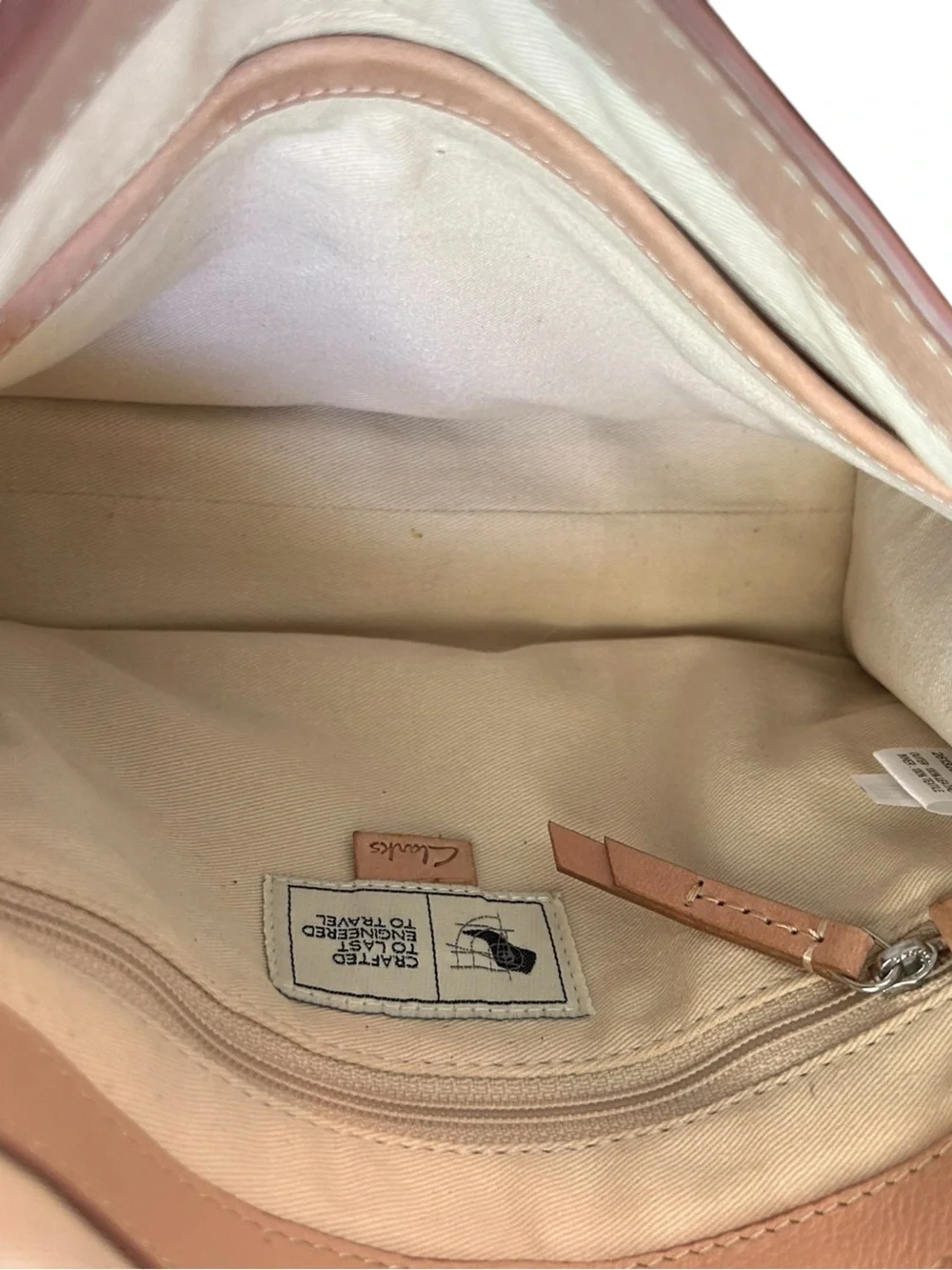 Clark’s Leather Crossbody Bag - Classic Nude & Tan - Quiet Luxury - NeutralCore